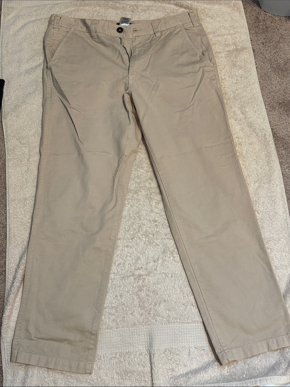 Northwest Territory Men's Straight Chinos in Light Khaki 34 x 30